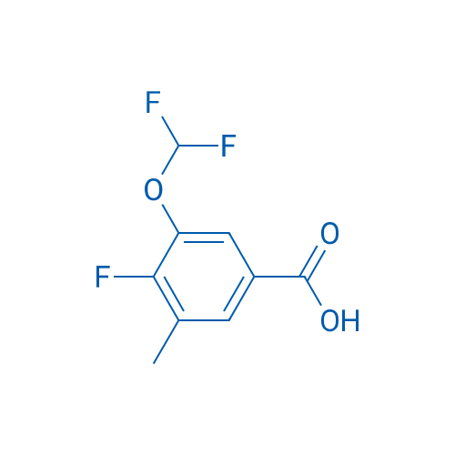 3-(Difluoromethoxy)-4-fluoro-5-methylbenzoic acid 250mg