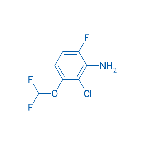 2-chloro-3-(difluoromethoxy)-6-fluoroaniline 1g