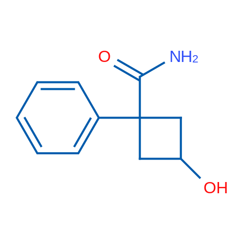 3-Hydroxy-1-phenylcyclobutane-1-carboxamide 1g