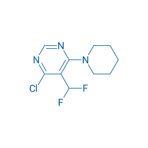 4-Chloro-5-(difluoromethyl)-6-(1-piperidyl)pyrimidine 1g