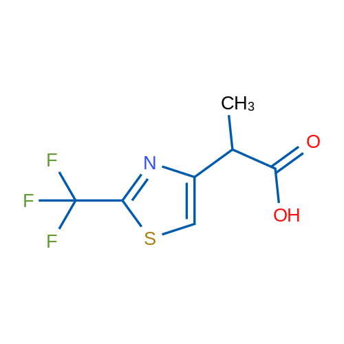 2-[2-(Trifluoromethyl)-1,3-thiazol-4-yl]propanoic acid 1g