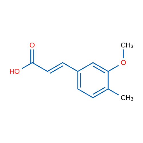 3-(3-Methoxy-4-methylphenyl)acrylic acid 1g