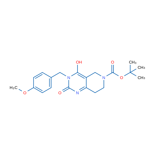 4-HYdroxy-3-(4-methoxy-benzyl)-2-oxo-3,5,7,8-tetrahydro-2h-pyrido[4,3-d]pyrimidine-6-carboxylic acid tert-butyl ester 250mg