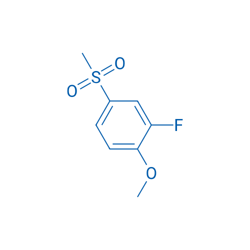 2-Fluoro-1-methoxy-4-(methylsulfonyl)benzene 250mg