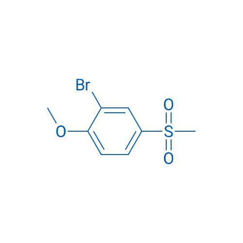 2-Bromo-1-methoxy-4-(methylsulfonyl)benzene 250mg