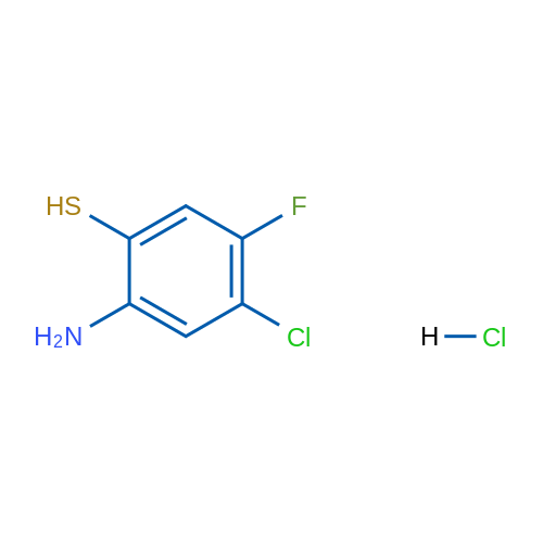 2-Amino-4-chloro-5-fluorobenzene-1-thiol hydrochloride 1g