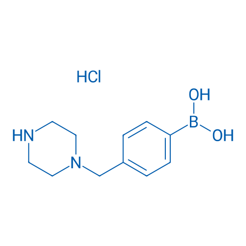 (4-(Piperazin-1-ylmethyl)phenyl)boronic acid hydrochloride 100mg