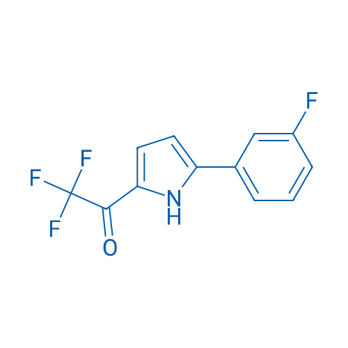 2,2,2-Trifluoro-1-(5-(3-fluorophenyl)-1H-pyrrol-2-yl)ethanone 250mg