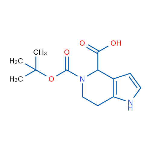 5-Boc-4,5,6,7-tetrahydro-1H-pyrrolo[3,2-c]pyridine-4-carboxylic acid 1g