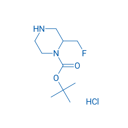 2-Fluoromethyl-piperazine-1-carboxylic acid tert-butyl ester hydrochloride 1g