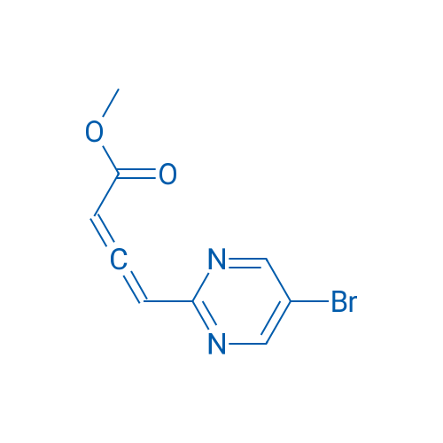 4-(5-Bromo-pyrimidin-2-yl)-buta-2,3-dienoic acid methyl ester 1g