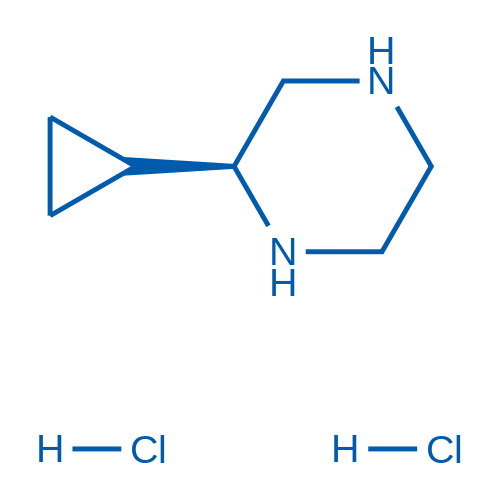 (S)-2-Cyclopropyl-piperazine dihydrochloride 250mg
