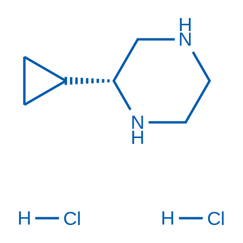 (R)-2-Cyclopropyl-piperazine dihydrochloride 100mg