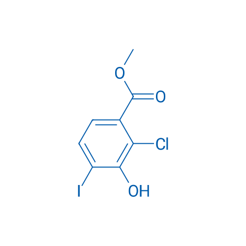 Methyl 2-chloro-3-hydroxy-4-iodobenzoate 250mg