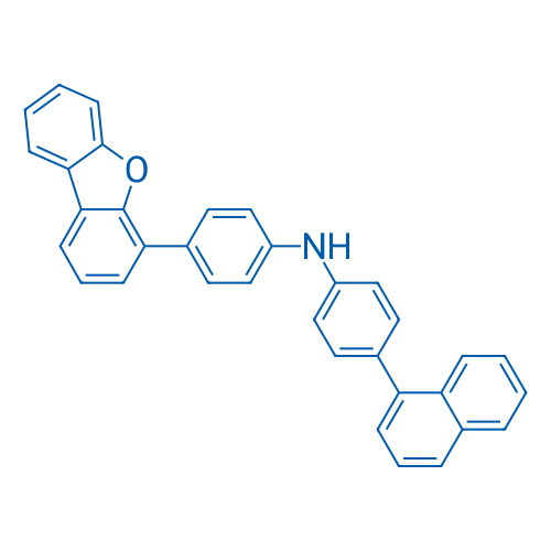 4-(Dibenzo[b,d]furan-4-yl)-N-(4-(naphthalen-1-yl)phenyl)aniline 1g