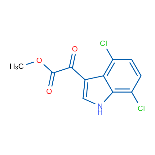 Methyl 2-(4,7-dichloro-1H-indol-3-yl)-2-oxoacetate 1g