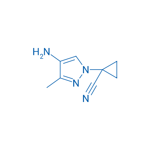 1-(4-Amino-3-methyl-1H-pyrazol-1-yl)cyclopropane-1-carbonitrile 250mg