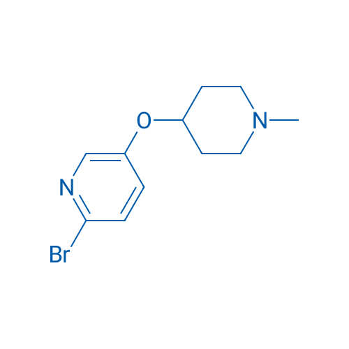 2-Bromo-5-((1-methylpiperidin-4-yl)oxy)pyridine 1g