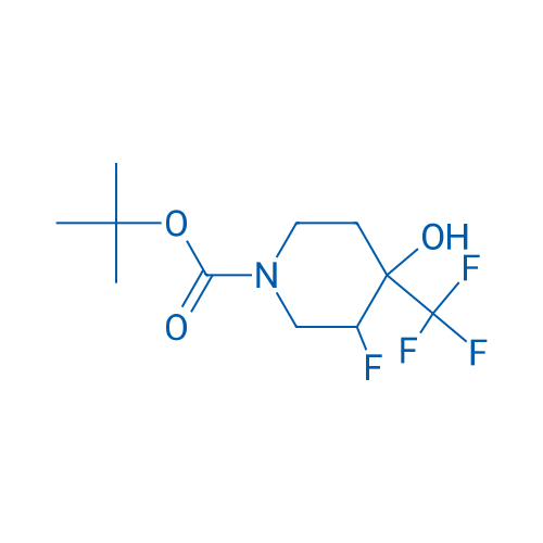 tert-Butyl 3-fluoro-4-hydroxy-4-(trifluoromethyl)piperidine-1-carboxylate 1g
