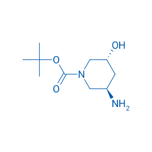 Rel-tert-butyl (3R,5R)-3-amino-5-hydroxypiperidine-1-carboxylate 1g