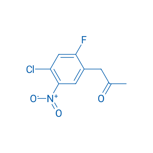 1-(4-CHLORO-2-FLUORO-5-NITROPHENYL)PROPAN-2-ONE 1g