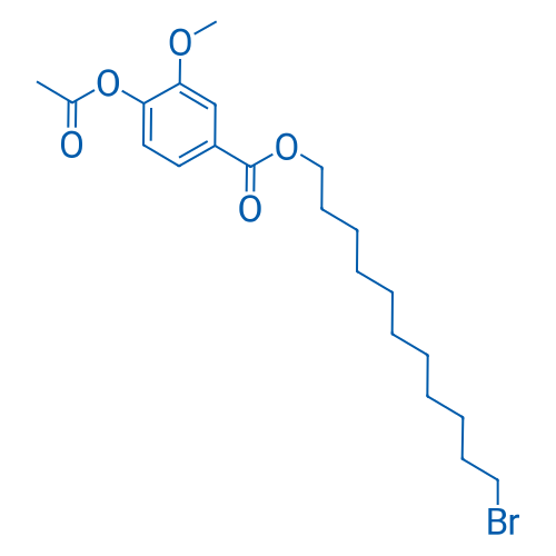 11-Bromoundecyl 4-acetoxy-3-methoxybenzoate 5g