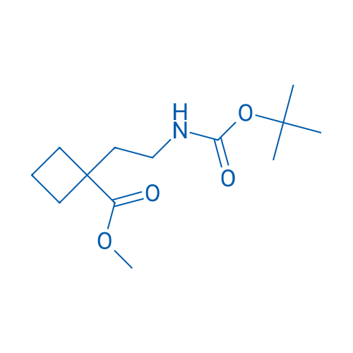 METHYL 1-(2-((TERT-BUTOXYCARBONYL)AMINO)ETHYL)CYCLOBUTANE-1-CARBOXYLATE 250mg