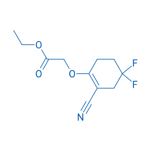 ETHYL 2-((2-CYANO-4,4-DIFLUOROCYCLOHEX-1-EN-1-YL)OXY)ACETATE 250mg
