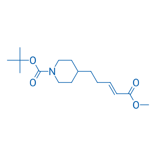 (E)-tert-butyl 4-(5-methoxy-5-oxopent-3-en-1-yl)piperidine-1-carboxylate 1g