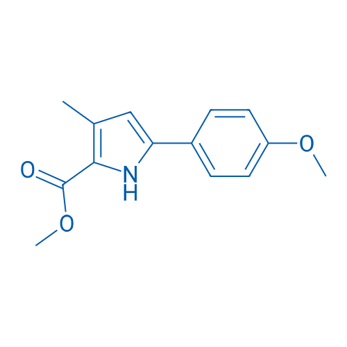 Methyl 5-(4-methoxyphenyl)-3-methyl-1H-pyrrole-2-carboxylate 1g