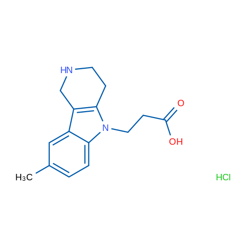 3-(8-MEthyl-1,2,3,4-tetrahydro-5h-pyrido[4,3-b]indol-5-yl)propanoic acid hydrochloride 1g