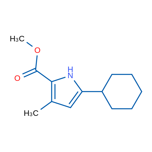 Methyl 5-cyclohexyl-3-methyl-1H-pyrrole-2-carboxylate 1g