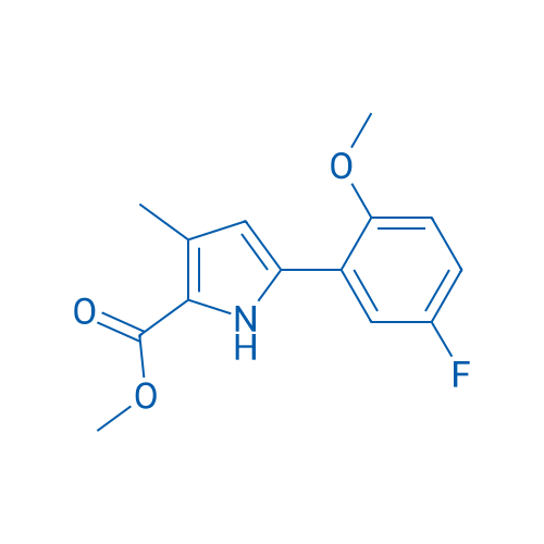 Methyl 5-(5-fluoro-2-methoxyphenyl)-3-methyl-1H-pyrrole-2-carboxylate 1g