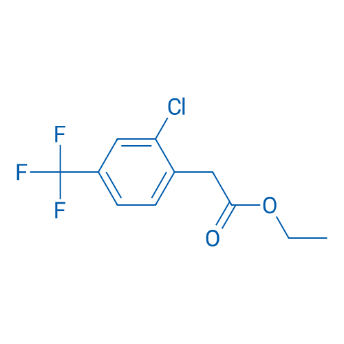 Ethyl 2-chloro-4-trifluoromethylphenylacetate 1g