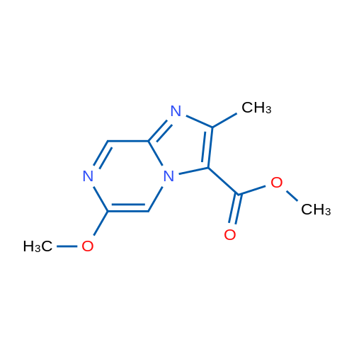Methyl 6-methoxy-2-methylimidazo[1,2-a]pyrazine-3-carboxylate 1g