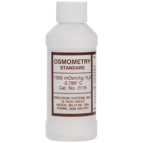 Osmometer Calibration Standard Solution, 1500 milliosmoles, 125 ml bottle