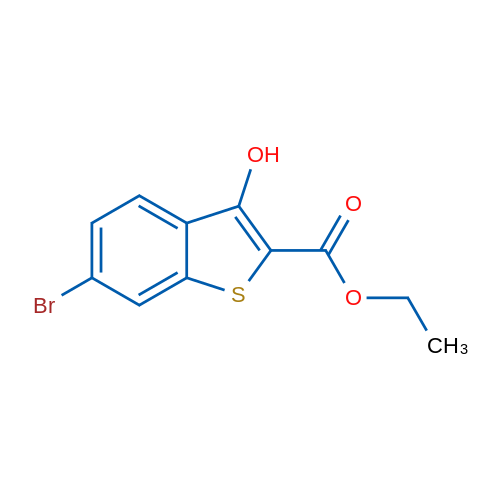 Ethyl 6-bromo-3-hydroxybenzo[b]thiophene-2-carboxylate 1g