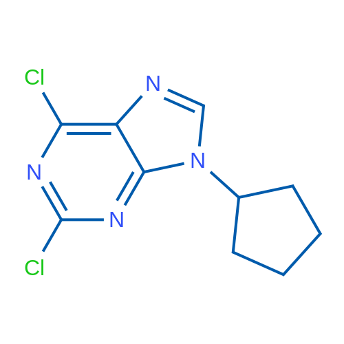 2,6-Dichloro-9-cyclopentyl-9H-purine 1g