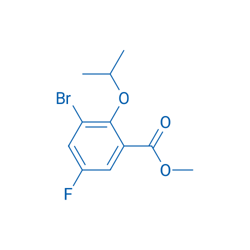 Methyl 3-bromo-5-fluoro-2-isopropoxybenzoate 1g