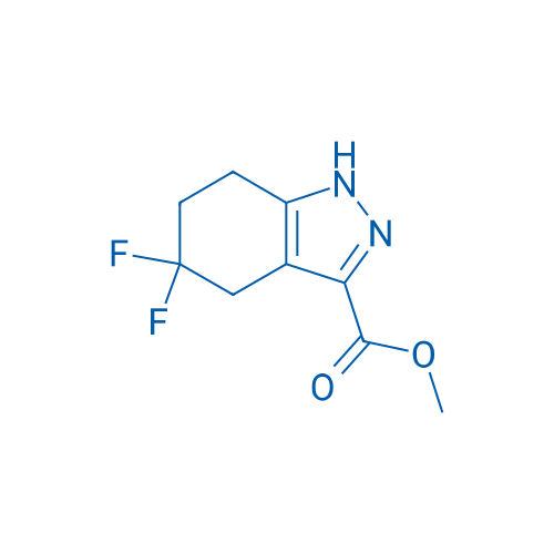 Methyl 5,5-difluoro-4,5,6,7-tetrahydro-1H-indazole-3-carboxylate 250mg