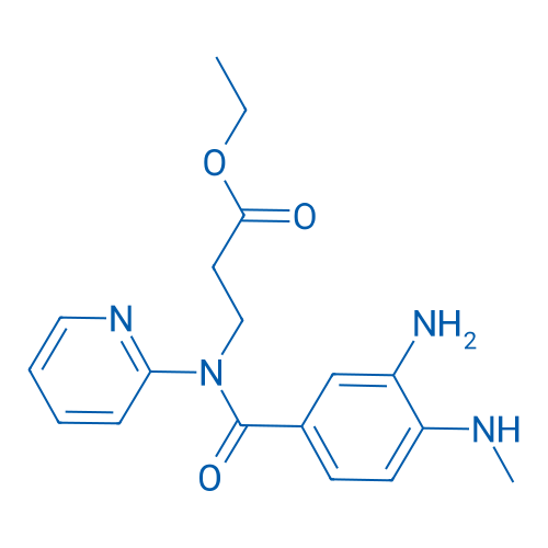 Ethyl 3-(3-amino-4-(methylamino)-N-(pyridin-2-yl)benzamido)propanoate 100g