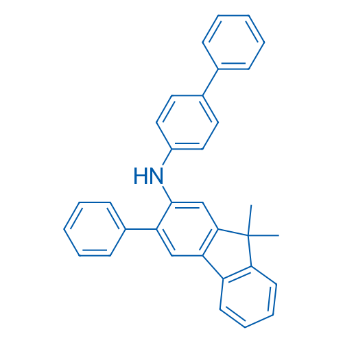 N-([1,1'-Biphenyl]-4-yl)-9,9-dimethyl-3-phenyl-9H-fluoren-2-amine 250mg