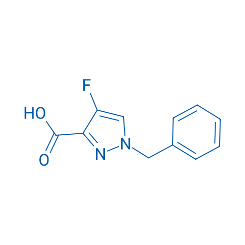 1-Benzyl-4-fluoro-1H-pyrazole-3-carboxylic acid 250mg