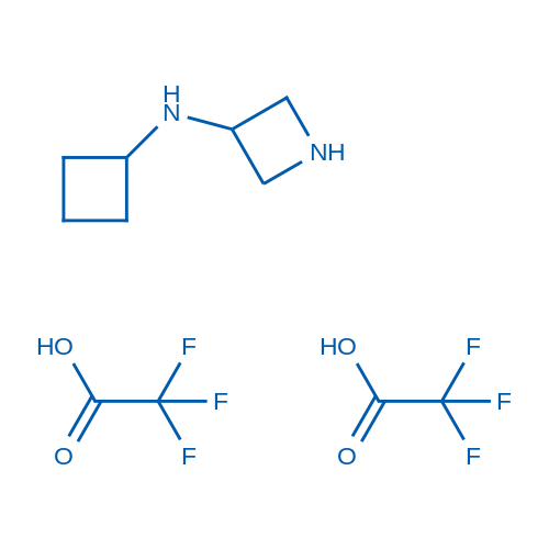 N-Cyclobutylazetidin-3-amine; bis(trifluoroacetic acid) 50mg