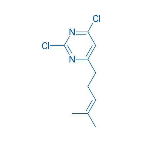 2,4-Dichloro-6-(4-methylpent-3-en-1-yl)pyrimidine 250mg