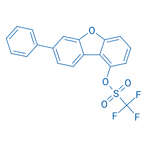 7-Phenyldibenzo[b,d]furan-1-yl trifluoromethanesulfonate 250mg