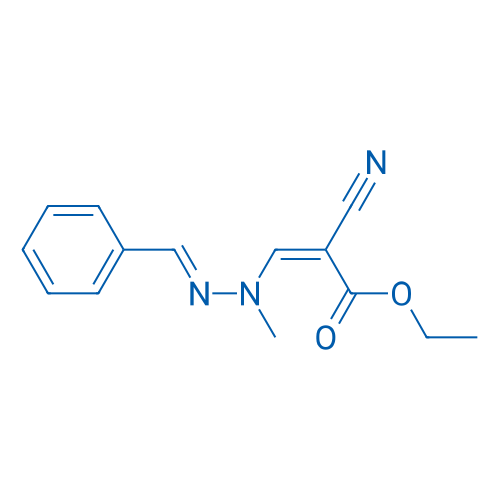 Ethyl 3-(2-(benzylidene)-1-methylhydrazinyl)-2-cyanoacrylate 250mg