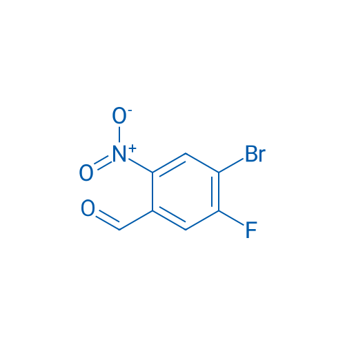 4-Bromo-5-fluoro-2-nitrobenzaldehyde 250mg