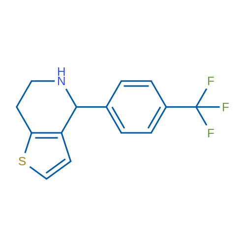 4-[4-(Trifluoromethyl)phenyl]-4H,5H,6H,7H-thieno[3,2-c]pyridine 1g