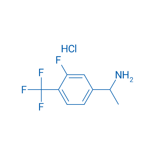 1-(3-Fluoro-4-(trifluoromethyl)phenyl)ethan-1-amine hydrochloride 5g